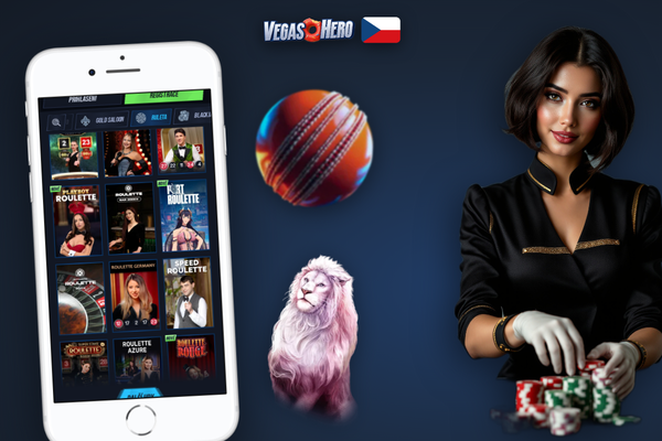 Vegashero Casino online app s formulářem vkladu v korunách a promo kódem