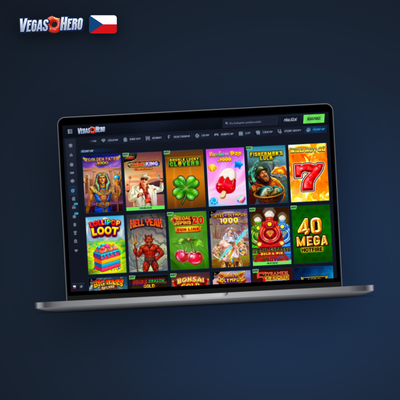 Vegashero Casino desktop verze běžící ve vlastním okně mimo prohlížeč