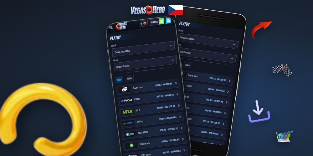 Uvítací bonus Vegashero Casino – 100 % až 12 500 CZK a 200 free spinů
