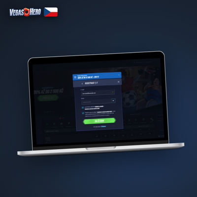 Způsob registrace e-mailem s aktivačním odkazem ve Vegashero Casino
